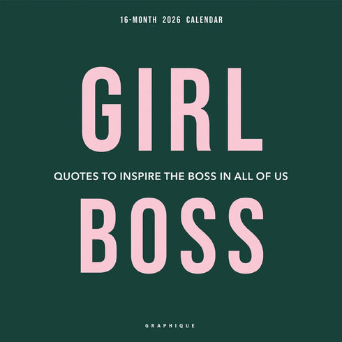 2026 GIRL BOSS 12X12 WALL CALENDAR